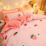 Cotton Floral Duvet Cover Bed Sheet Bed Skirt Three Or Four Piece Suit - Image 10