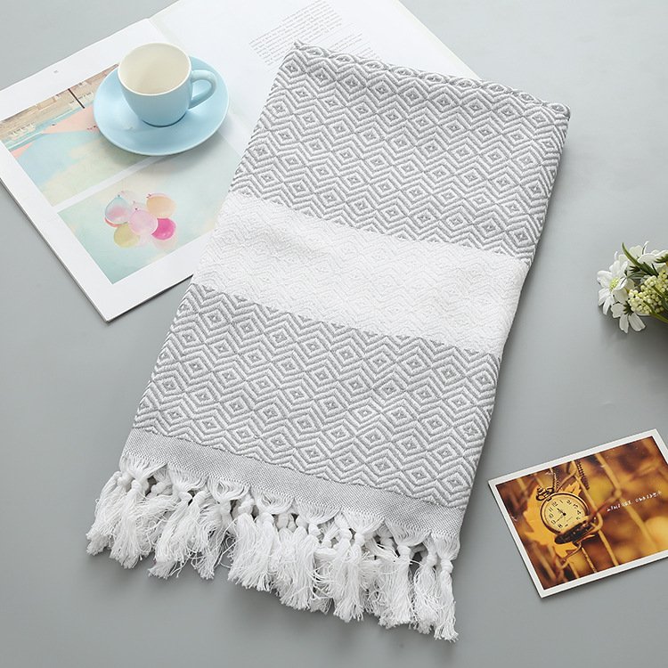 17eb80fc-0685-4c85-b504-55965b479728.jpg Handmade Tassel Blanket Turkish Beach Towel - Image 6