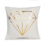Sofa cushion cover bronzing waist pillowcase - Image 6