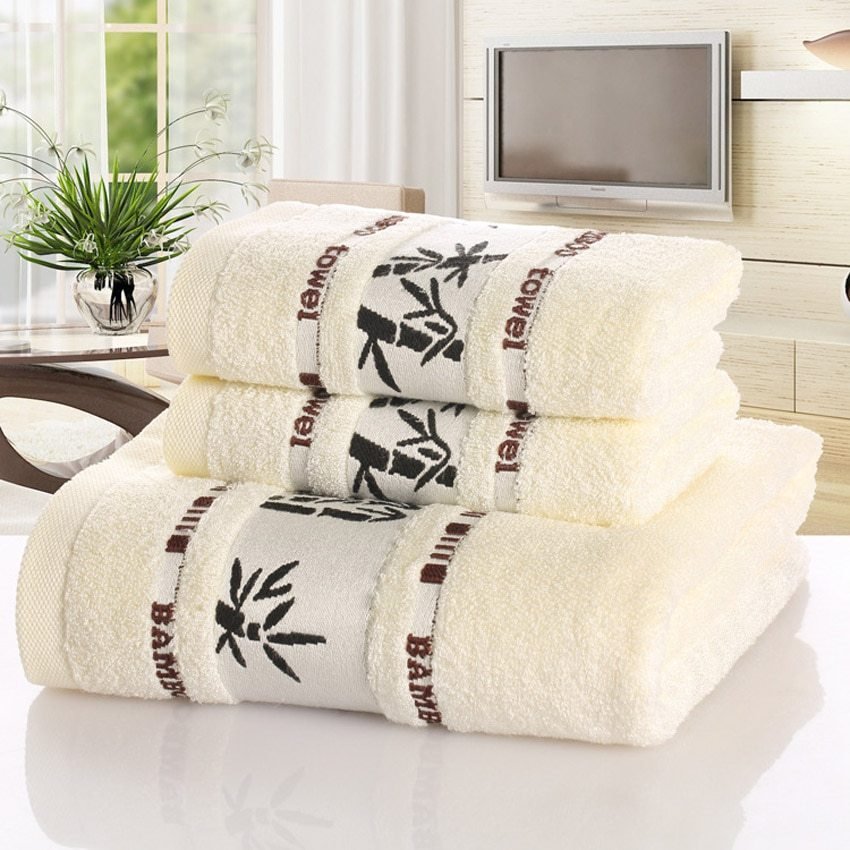 1894632243812.jpg Bamboo charcoal fiber bath towel - Image 6