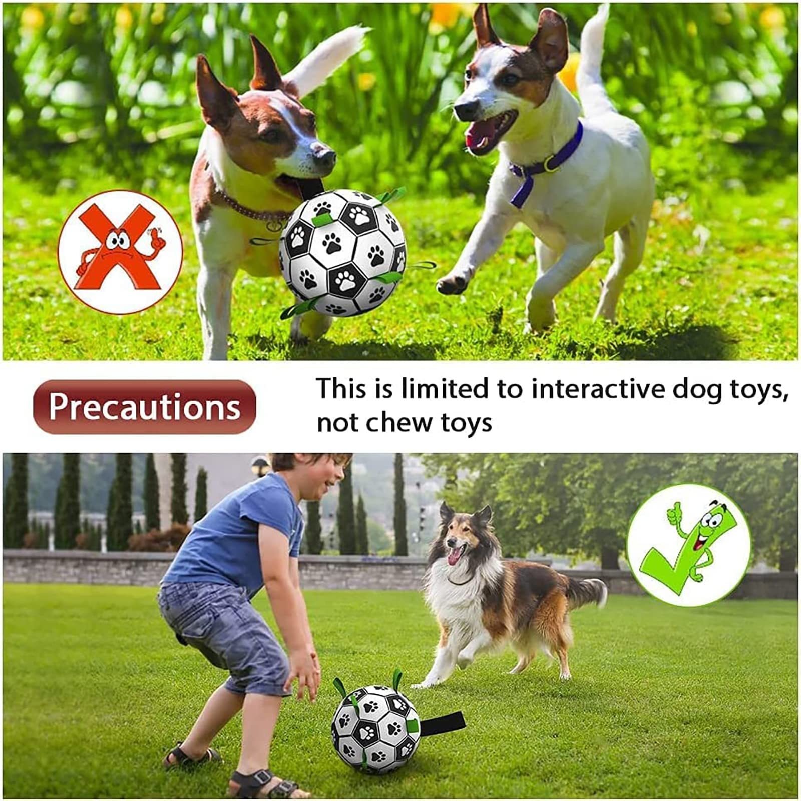 1929813737452343296.jpg Interactive Dog Football Toy Soccer Ball Inflated Training Toy For Dogs Outdoor Border Collie Balls For Large Dogs Pet Supplies - Image 5