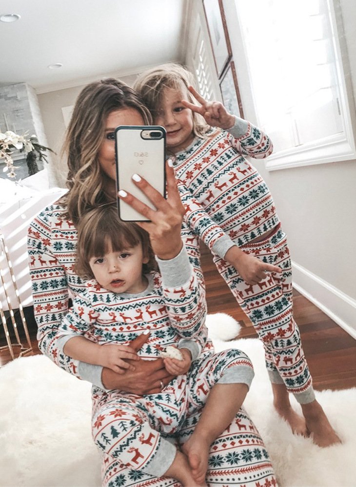 1d26bb6e-3651-416d-9ce0-ba431c8d2360.jpg Christmas Pajamas Family Matching New Year Father Mother Kids Baby Look Clothes Set Dad Mom And Daughter Son Pyjamas Outfit - Image 5