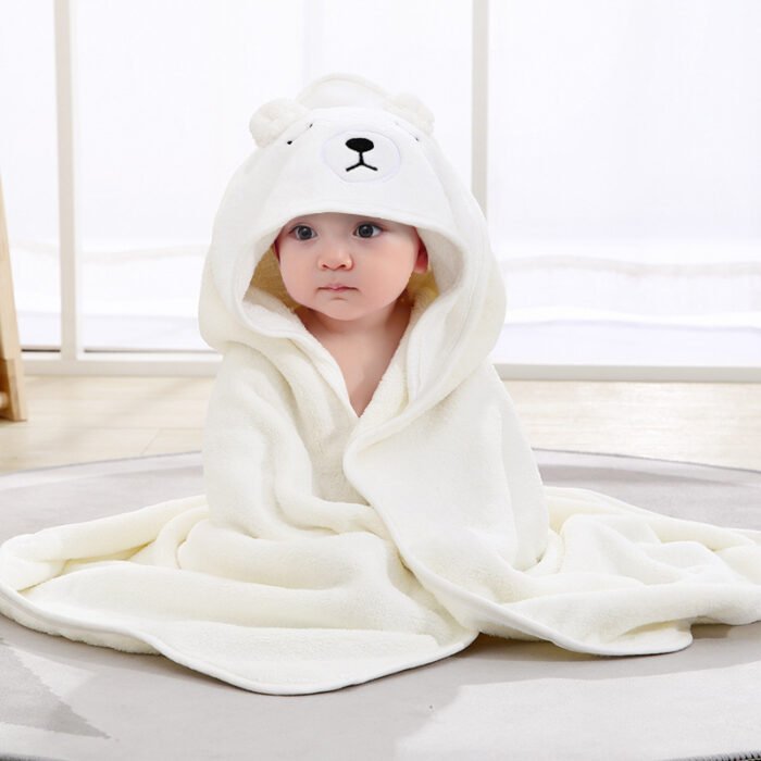 Spring And Autumn Baby Airable Cover Swaddling Bath Towel - Image 6
