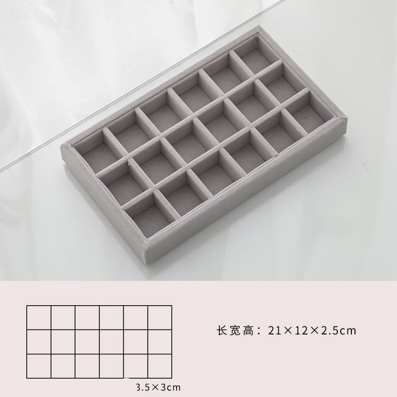 202485041522.jpg Home Large Capacity Flannel Jewelry Box With Earrings Nails Hand Accessories - Image 8