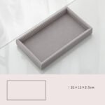 Home Large Capacity Flannel Jewelry Box With Earrings Nails Hand Accessories - Image 10