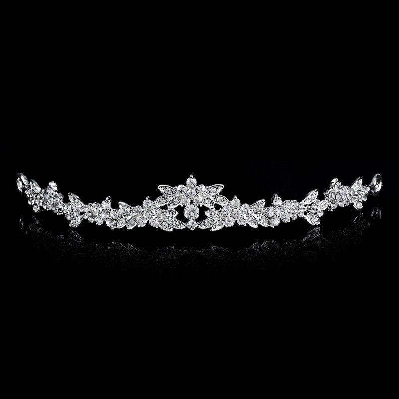2093961910_972845337.jpg Bridal accessories wholesale, bridal three sets necklace, European and American wedding accessories, wedding jewelry set wholesale - Image 2