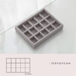 Home Large Capacity Flannel Jewelry Box With Earrings Nails Hand Accessories - Image 4
