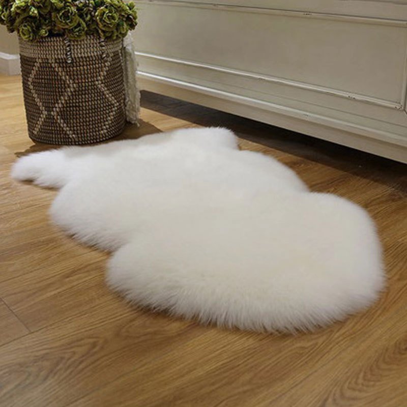 2138346256346.jpg Australian pure white wool carpet - Image 1