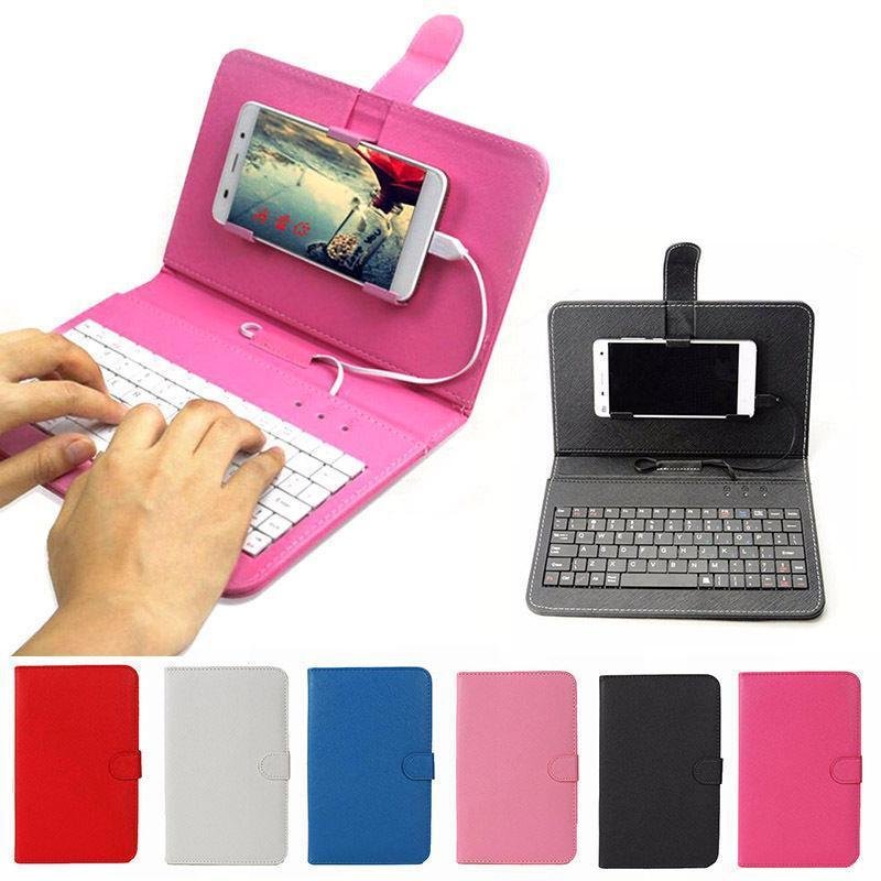 2224871602410.jpg Ultra-Thin Mobile Phone Bluetooth Keyboard Leather Case - Image 1