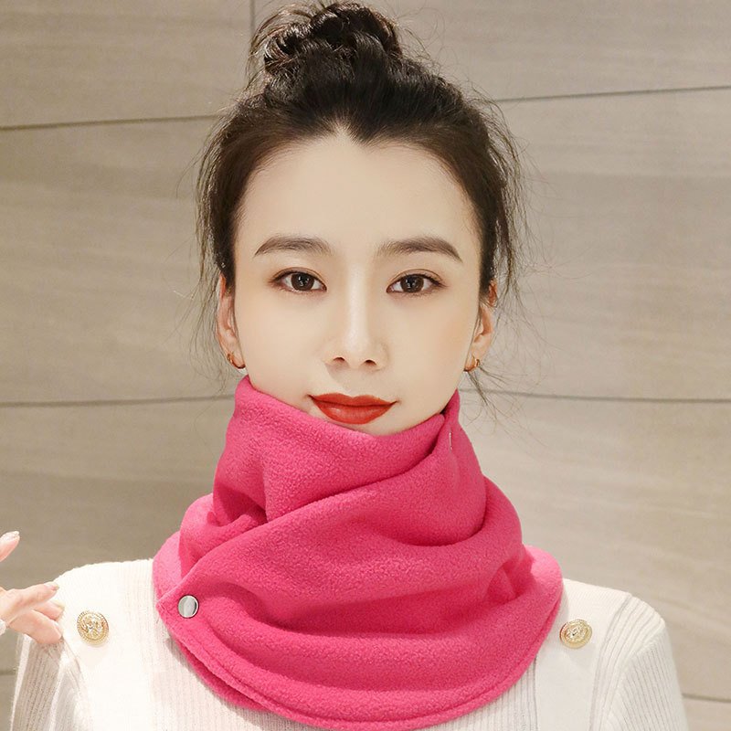 23e0c7fe-9450-4350-9ca9-ea84089adc00.jpg Women's Warm Plush Scarf Ins Cute And Versatile - Image 5