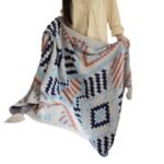 Bohemian Style Sofa Blanket Bay Window Knitted - Image 10