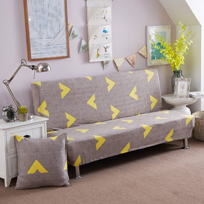No armrest folding sofa bed cover - Image 10