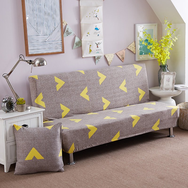 2490944807309.jpg No armrest folding sofa bed cover - Image 10