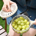Fruit Drain Basket With Lid Vegetable Washing Bowl Foldable Handle Cleaning Colander Plastic Refrigerator Crisper Kitchen Box Kitchen Gadgets - Image 7