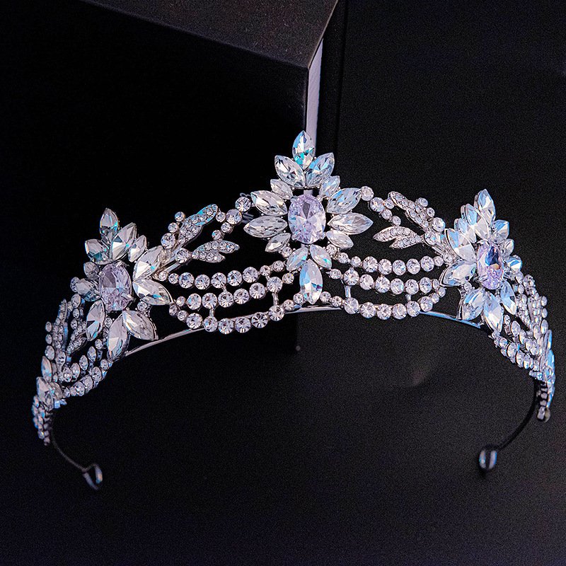 253ecbd7-2c76-44fd-9415-30eb89959b13.jpg New European And American 3A Zirconia Bridal Wedding Crown - Image 3