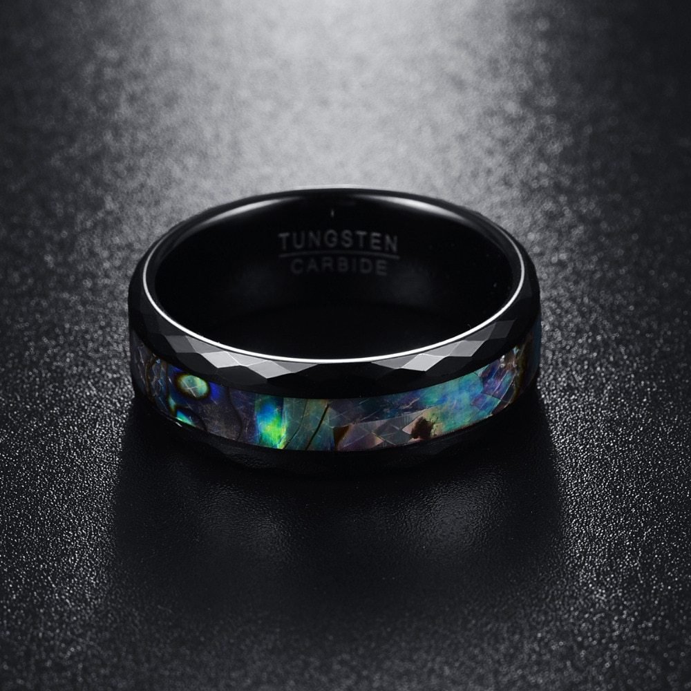 2570663892654-1.jpg Tungsten Gold Ring With Black Veneer Plating - Image 4