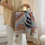 Bohemian Style Sofa Blanket Bay Window Knitted - Image 3