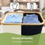 Oxford Cloth Dirty Clothes Folding Dirty Clothes Basket Dustproof With Cover Storage Basket - Image 4