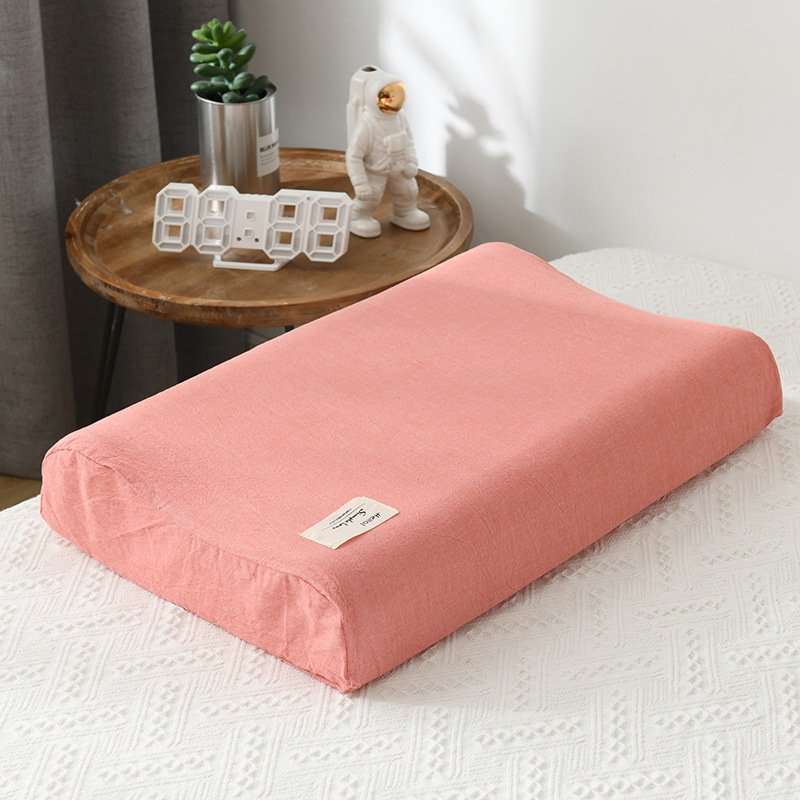 28cf2a1b-7f8d-40a0-95f1-0b446561e623.jpg Washed Cotton Latex Pillowcase Skin-friendly - Image 8