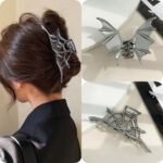 Halloween Barrettes Simple Bat