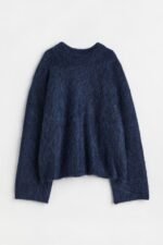 Loose Round Neck Pullover Sweater Fashion Long Sleeve Long Top For Women Clothing - Image 7