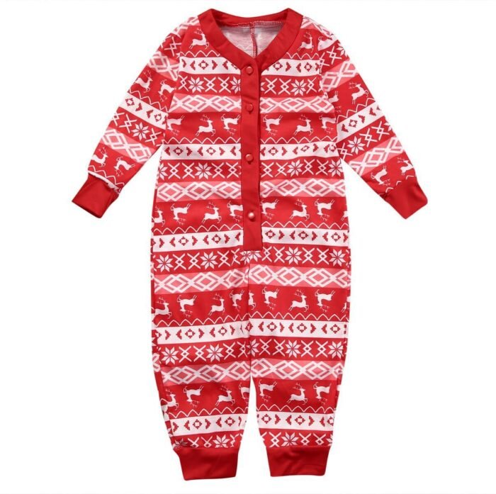 Christmas Parent-child Printed Loungewear Pajamas Set - Image 5
