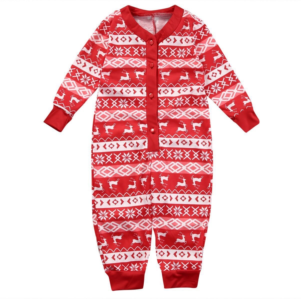 2a3a5c16-51cf-4d2b-8055-22988cbb81d6.jpg Christmas Parent-child Printed Loungewear Pajamas Set - Image 5