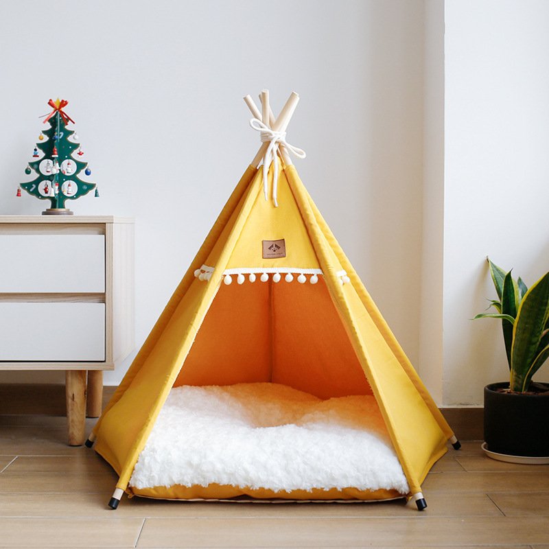 2bda50ec-6e06-45d6-9b5d-ba7c0a0d781d.jpg Upgraded Version Four Seasons Pet Cat Dog Tent - Image 3
