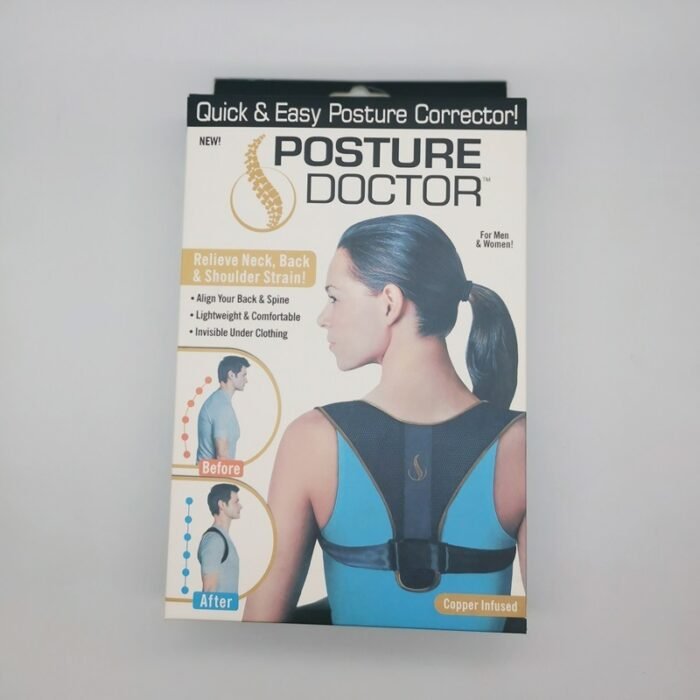 Clavicular Belt Back Posture Orthotics Band Anti-Humpback Sitting Posture Bunion Corrector Shoulder Adjustable Posture - Image 7