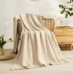 6 Layers Cotton Muslin Thermal Blanket Gauze Blanket - Image 5