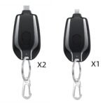 1500mAh Mini Power Emergency Pod Keychain Charger With Type-C Ultra-Compact Mini Battery Pack Fast Charging Backup Power Bank - Image 8