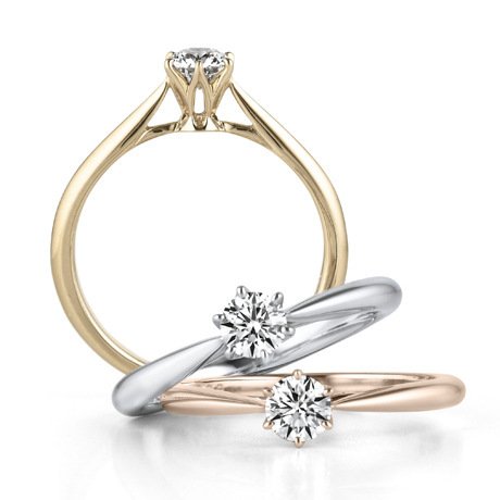 3112822506_850876792.jpg Diamond-encrusted simulation diamond ring Gold-colored rose gold wedding diamond female ring - Image 1