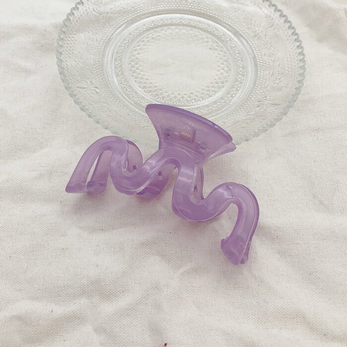 Korean-style Jelly Color Elegant Back Head Hairpin Ponytail Hairpin Headwear - Image 7