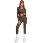 New Solid Color Sleeveless Sports Suit Women - Image 10