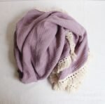 Baby Cotton Double Yarn Tassel Bath Towel - Image 8