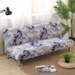 No armrest folding sofa bed cover - Image 9