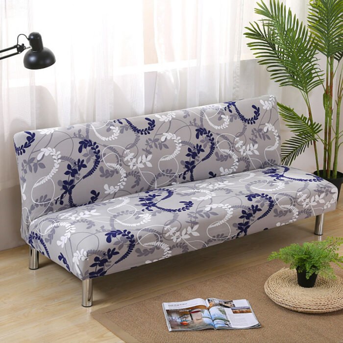 No armrest folding sofa bed cover - Image 9