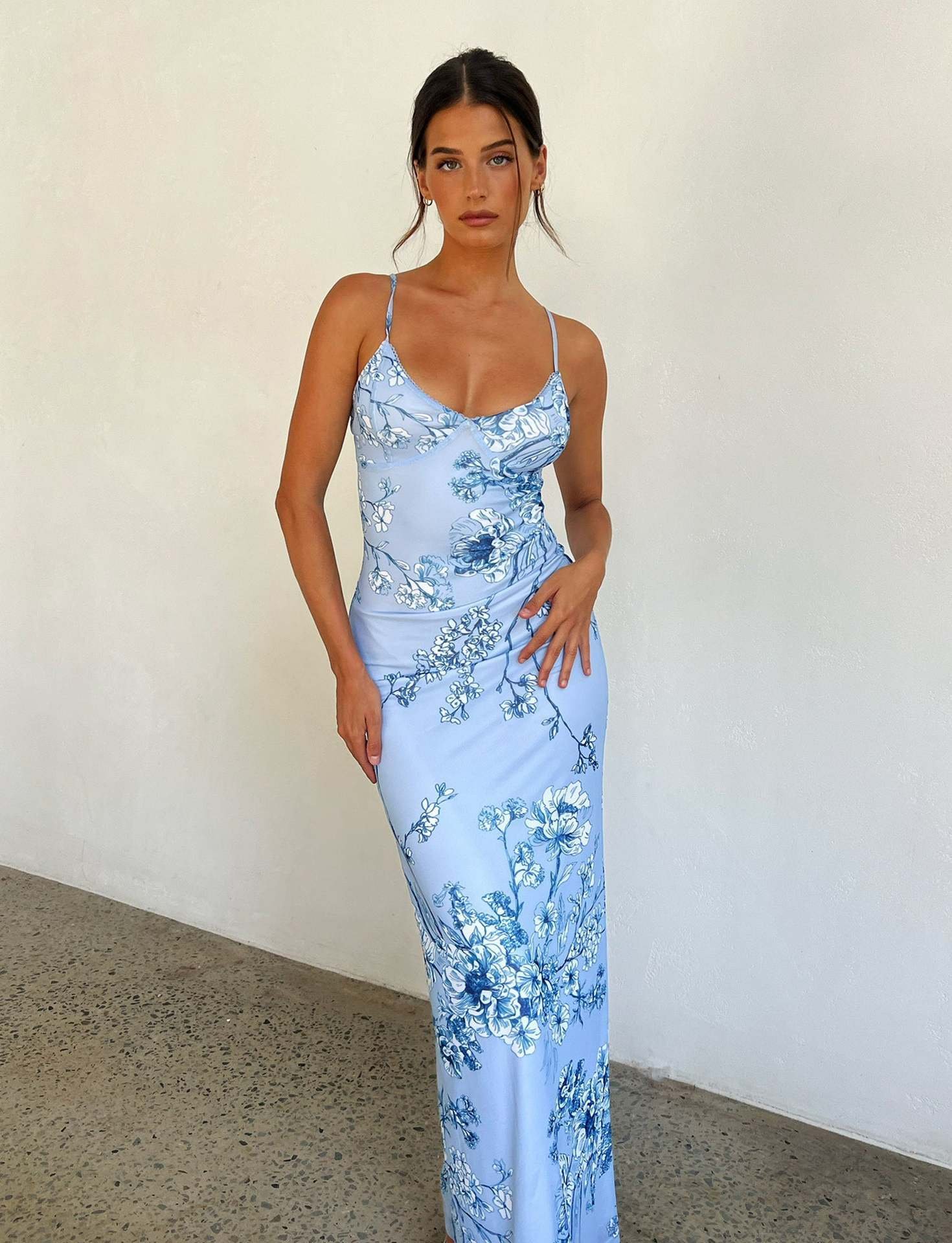 33e41a87-ef79-4f7a-b892-584a1b2fe510.jpg Y2K Slim Flowers Printing Slip Dress Women's Summer Suspender Skirt Vacation Beach Long Dresses - Image 7