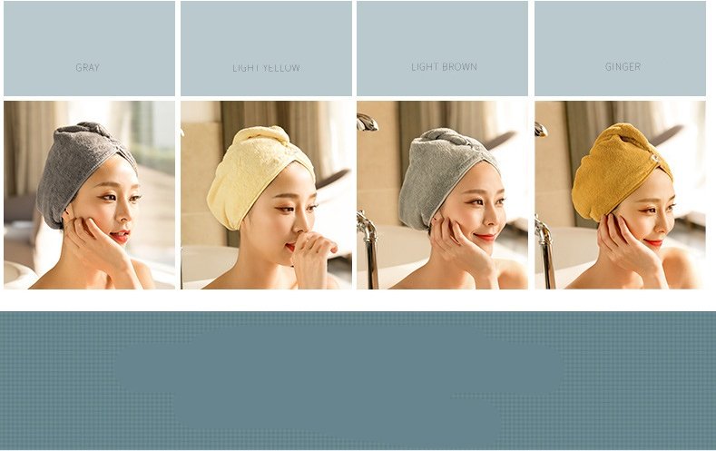 3544164586160.jpg Women's Hair Dryer Cap, Absorbent Dry Hair Towel - Image 5