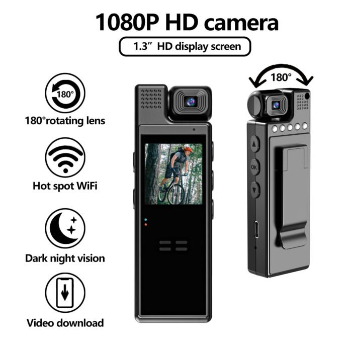 L9 HD Night Vision Conference Recorder Outdoor Sports Camera - Image 4