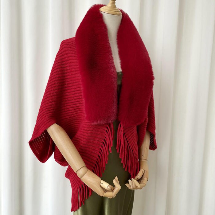 Scarf Women Solid Color Cashmere Women Winter Keep Warm - Image 2