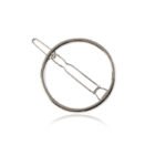 Geometric Triangle Metal Hair Clip Moon Bangs Clip - Image 9
