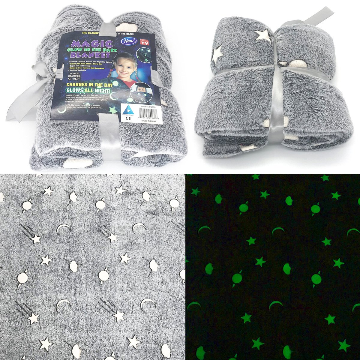 3719783384009.jpg Glowing Polyester Wool Blanket In The Dark - Image 4