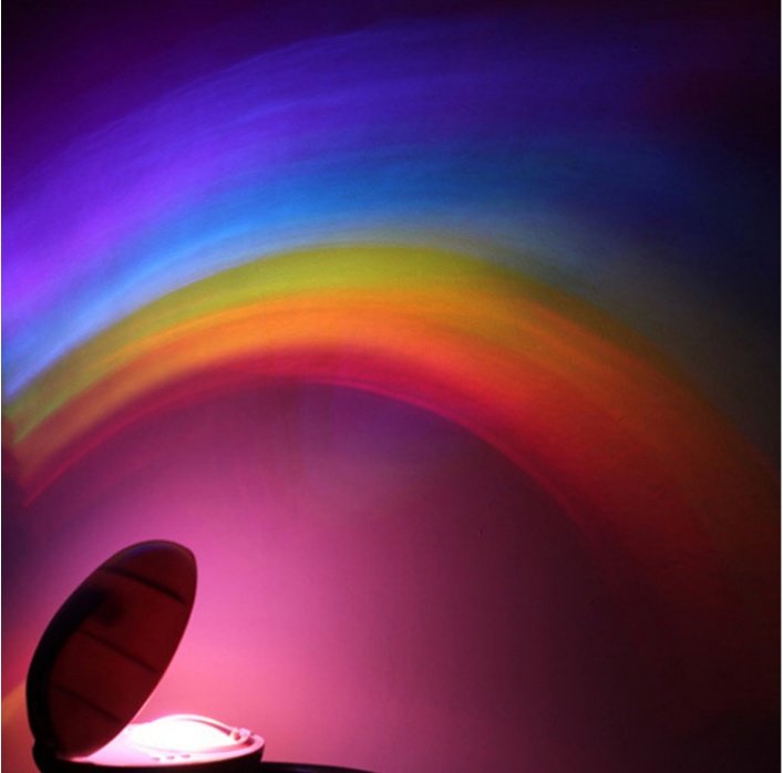 374553886211.jpg Novelty LED Romantic Sky Rainbow Colorful Projection Night Light - Image 6