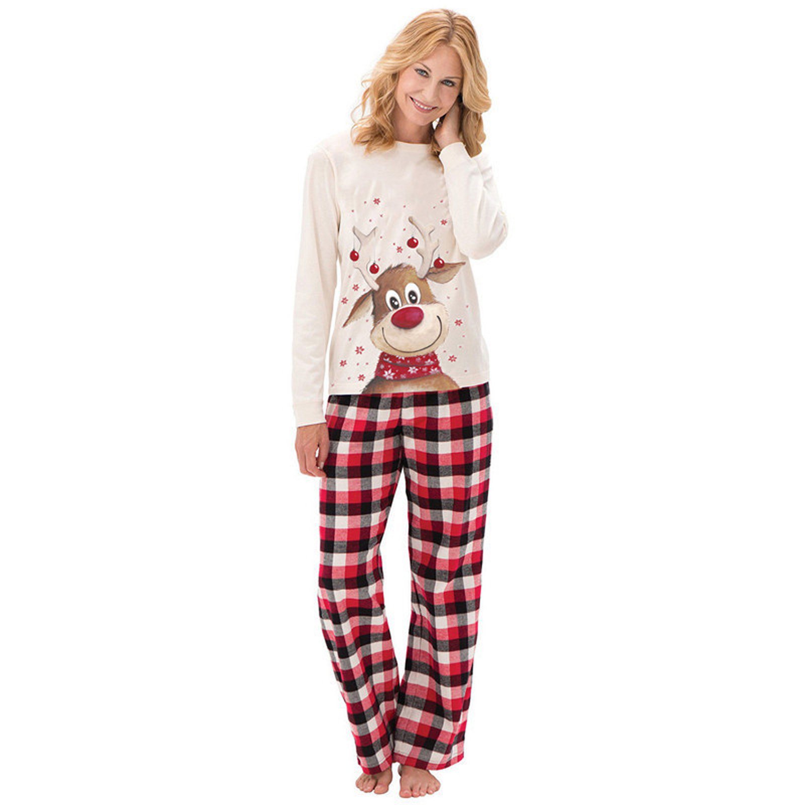 3797630806394.jpg Elk Print Christmas Parent-child Outfit - Image 7