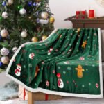 Christmas Printing Double Layer Thickened Fleece Cover Blanket - Image 6