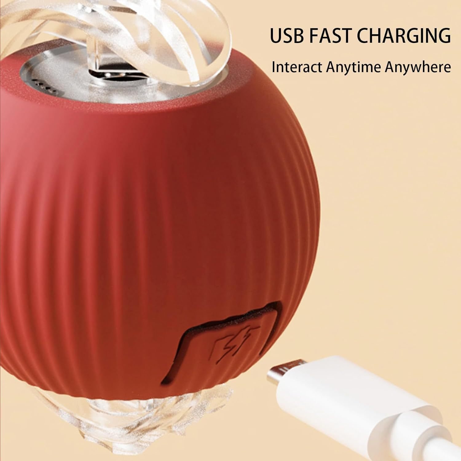 38f4d341-c790-4557-b708-e680efdf6e51.jpg Rolling Ball Ball For Dogs Doggie Ball Interactive Dog Smart Ball Toy Interactive Cat Ball Toy 360  Smart Automatic Rolling Pet Ball - Image 5