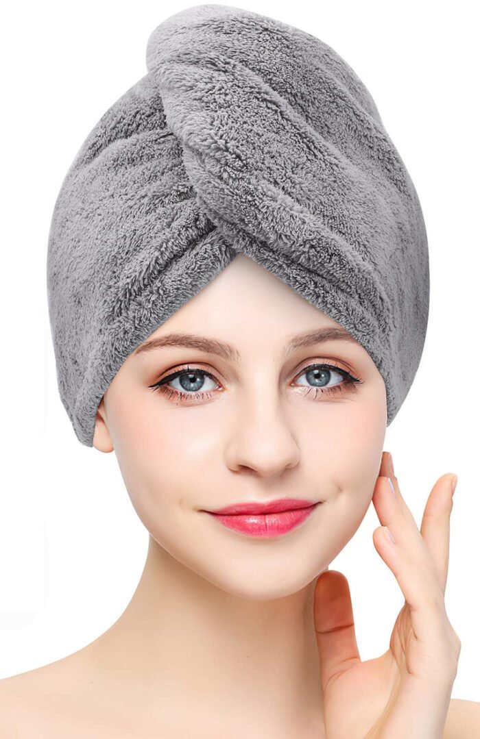 Fashion Hair Drying Towel Shower Cap - Image 3