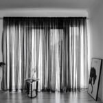 Simple And Modern Balcony Solid Color Gauze Curtain - Image 5