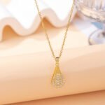 Women's Moissanite Exquisite Clavicle Chain Pendant Does Not Fade Special-interest Design - Image 3